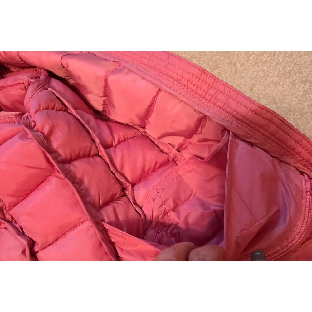 Spyder Hooded Packable‎ Puffer Jacket Women's Small Mauve Rose NWT